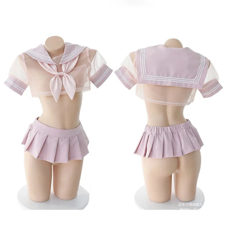 Kawaii Student Sailor Uniform Cosplay Costume Set