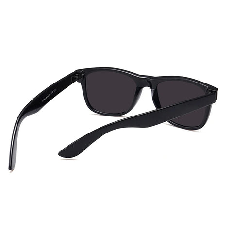 Klassieke vierkante gepolariseerde zonnebril - Retro zwarte UV400 unisex anti-reflecterende zonnebril