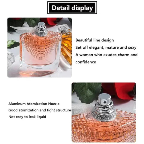 Original 75ml Women Perfume True Love Rose Fragrance - Lasting Romantic Essence