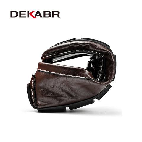 DEKABR Heren Casual Loafers - Instappers van Echt Leer