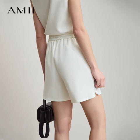 AMII Minimalist Summer Casual Shorts for Women