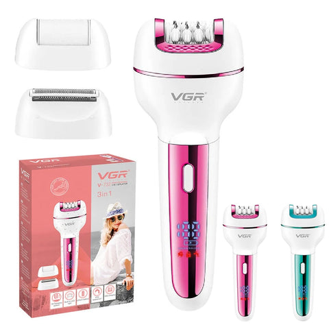 Original VGR 3in1 Epilator Women Electric Shaver