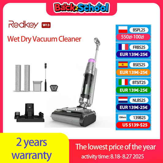 Redkey W13 Wireless Wet Dry Vacuum Cleaner