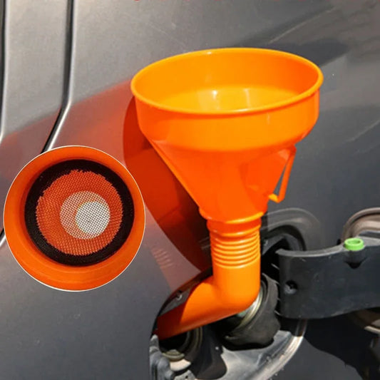 Refueling Funnel with Filter for Motorcycles and Cars – Essential Tool for Easy Refueling