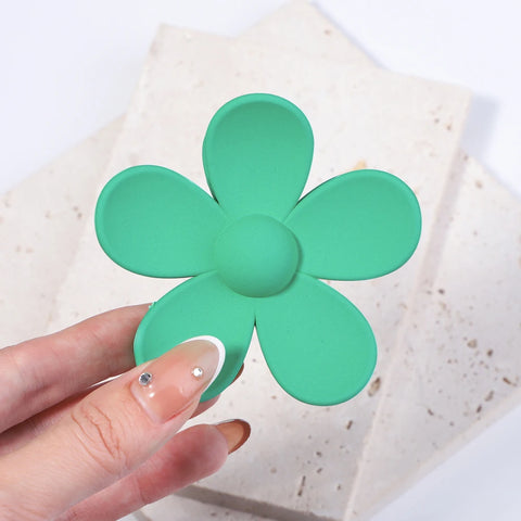 2025 Korea Flower Shape Hair Claw Clip for Women and Girls – Stylish Barrette Crab Hair Clips