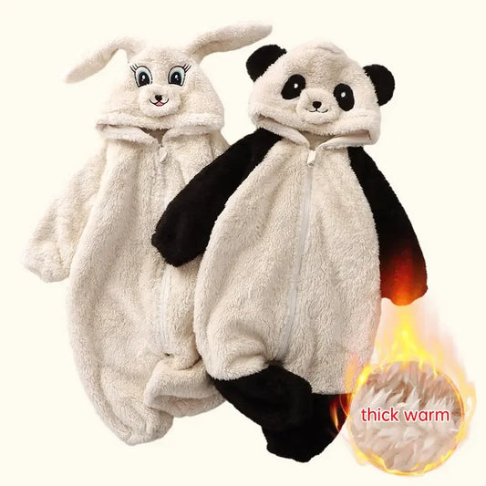 Cute Cartoon Newborn Baby Jumpsuits