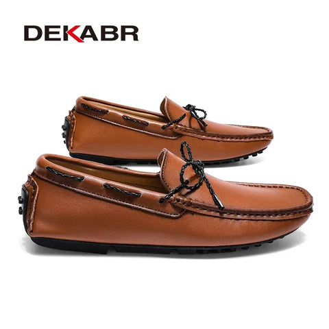 DEKABR Vintage Loafers voor Heren - Lente Mode Slip-on Schoenen