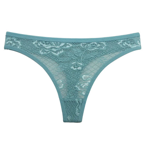 5PCS Set of Women's Sexy Lace Transparent Thongs – M-XL G-String Underwear