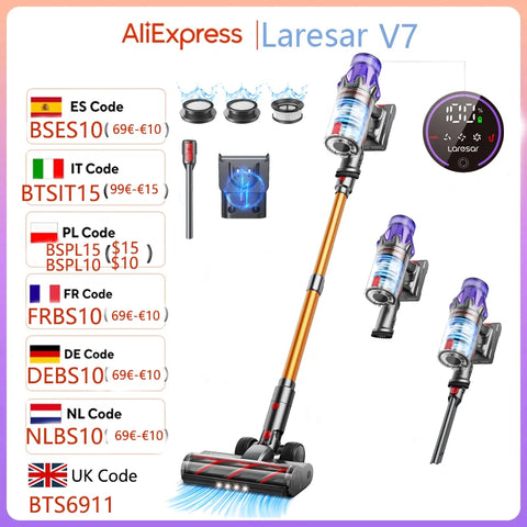 Laresar V7 Cordless Vacuum Cleaner