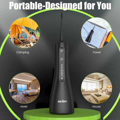 SEJOY Dental Oral Irrigator - Portable Teeth Cleaner