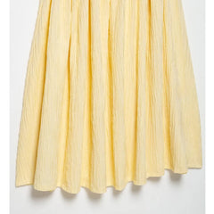 Elegant Pleated Slip Midi Dress for Women