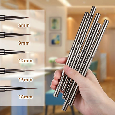 BORN PRETTY Nail Liner Brush Set for Artistic Nail Designs