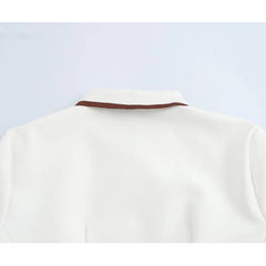 MUJER 2025 White Short Dresses for Women