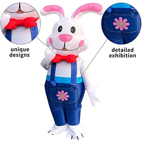 Easter Bunny Inflatable Costume for Adult