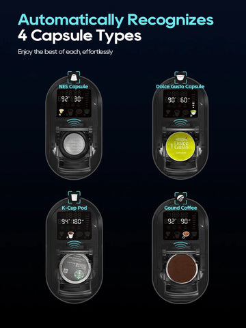 HiBREW 6 in 1 Multiple Capsule Coffee Machine