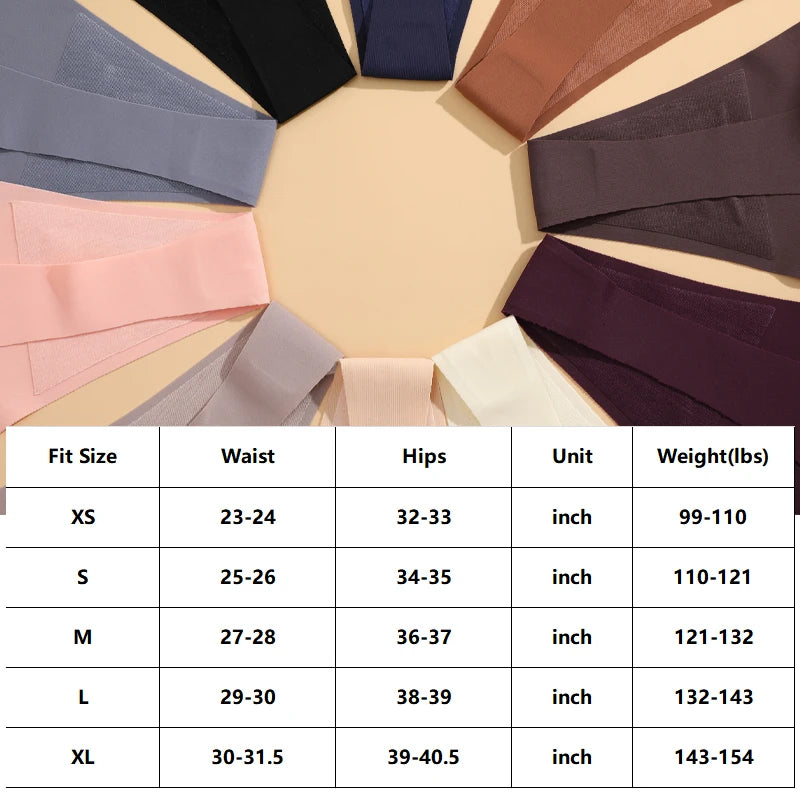 4Pcs Set Seamless Ultra-thin Underwear