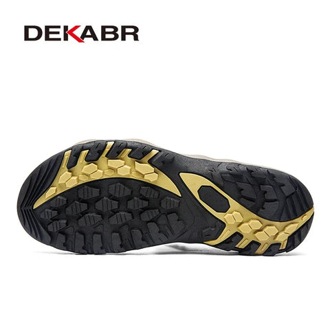 DEKABR Herrensandalen – Sommer-Freizeitschuhe mit offener Spitze 