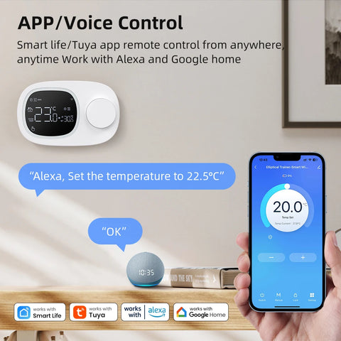 AVATTO Tuya WiFi Smart Thermostat for Heating/Cooling