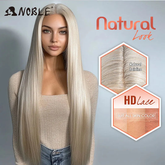 Noble Cosplay Wigs for Black Women - 38 Inch Ombre Blonde Lace Wig