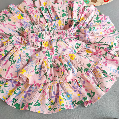 Cute Baby Girls Ruffled Cake Skirts for Summer
