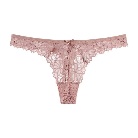 5 PCS/SET Sexy Women's Thongs - Transparent G-String Underwear