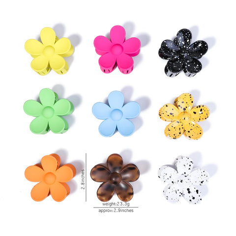 2025 Korea Flower Shape Hair Claw Clip for Women and Girls – Stylish Barrette Crab Hair Clips