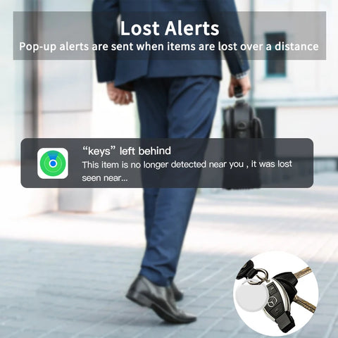 Bluetooth GPS Anti-Loss Tracker with iPhone Find My Support