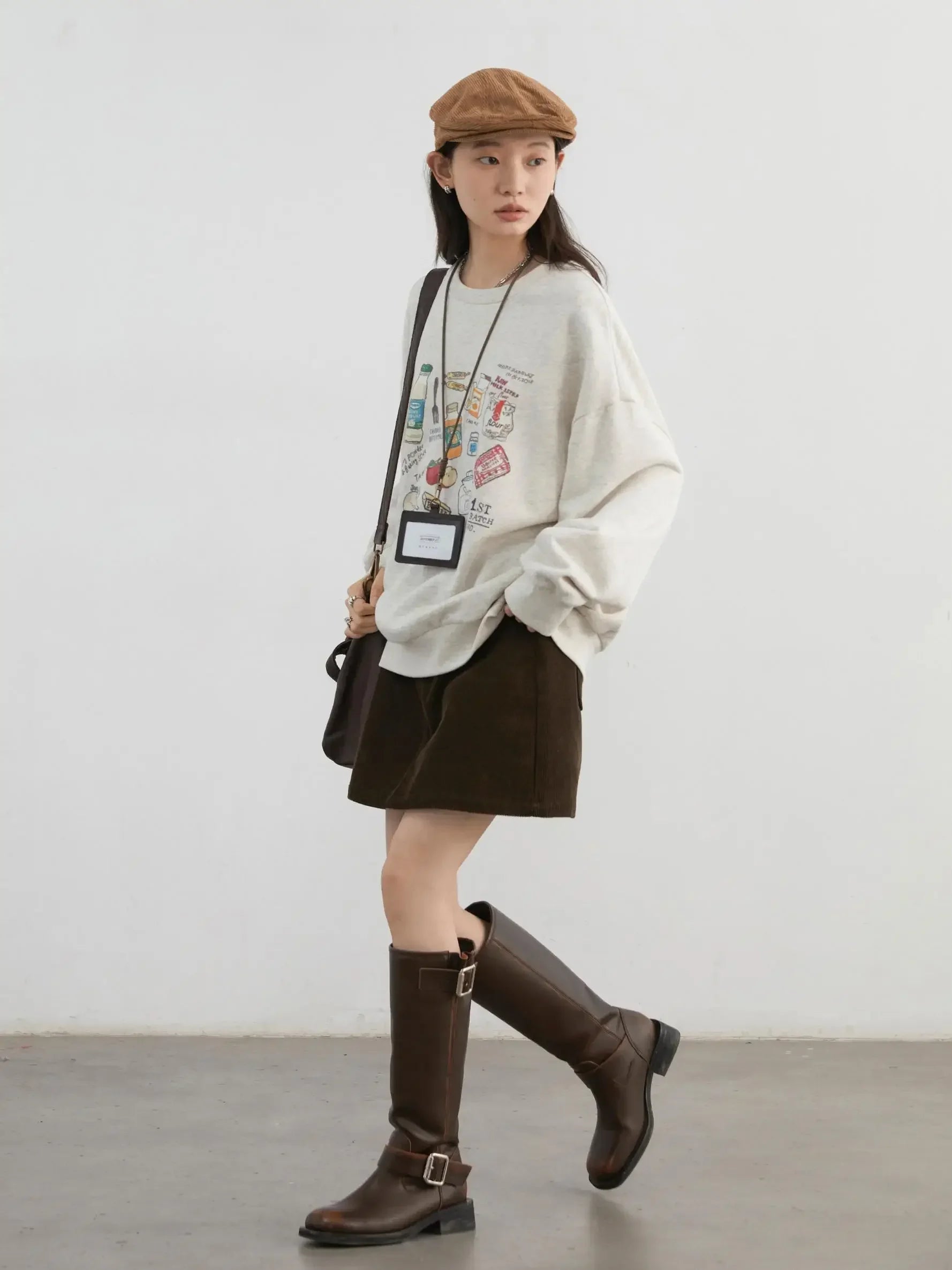 Chic Ven Women Cartoon Printed Sweatshirt