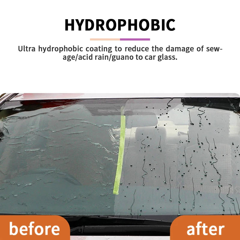 Water Repellent Spray - Anti Rain Coating for Car Glass