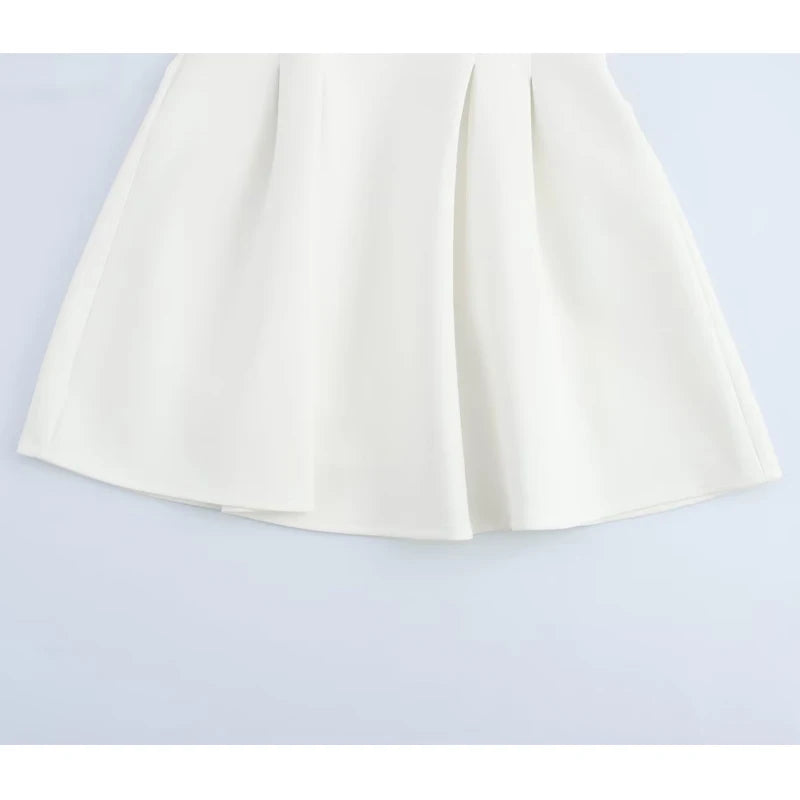 MUJER 2025 White Short Dresses for Women