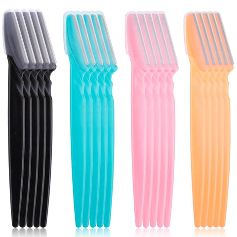 Portable Eyebrow Trimmer - 3/4/10Pcs Safety Blade Shaver for Women
