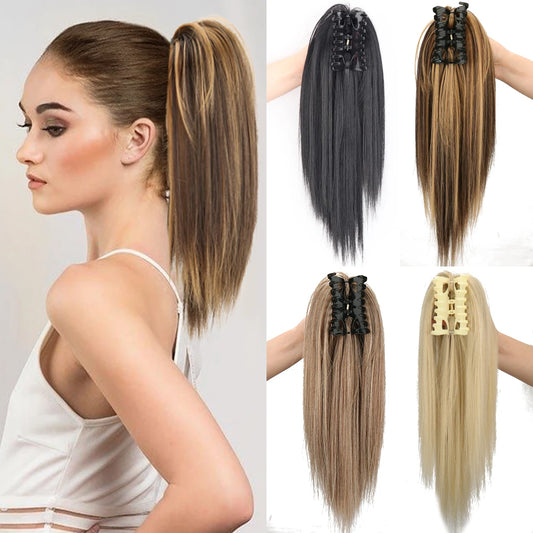 Synthetic 16Inch Claw Clip Ponytail Hair Extensions