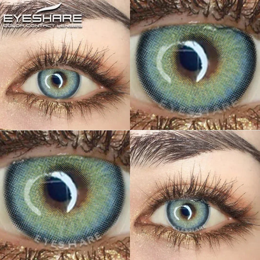 EYESHARE Color Lens Eyes - Blue Natural Contact Lenses