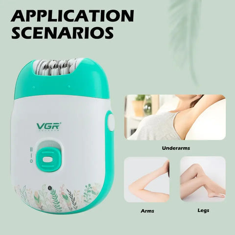 VGR Rechargeable Women Epilator for Smooth Skin