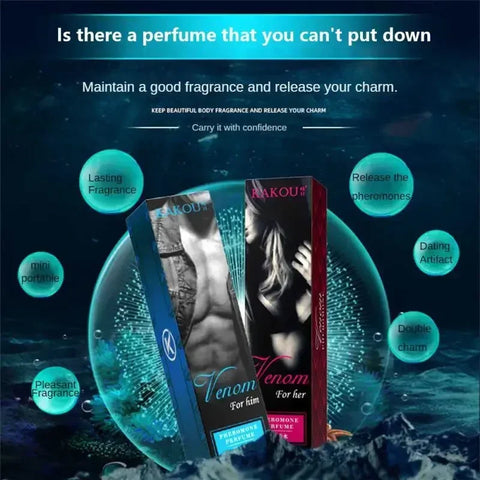 10ml Unisex Pheromone Perfume - Lasting Fragrance for Attraction