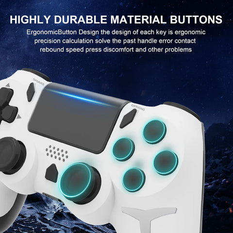 GAMINJA Wireless Gamepad with 6-axis Gyroscope for PS4/PS3