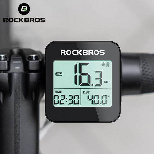ROCKBROS GPS Bike Computer - Waterproof Speedometer for Road and MTB Cyclists