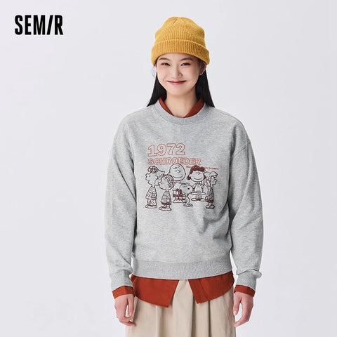 Semir Dames Losse Sweatshirt - Trendy Herfstmode 2024 