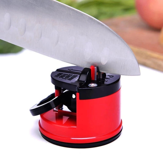 Suction Knife Sharpener - Easy and Safe Kitchen Tool for Chef Knives and Damascus Knives