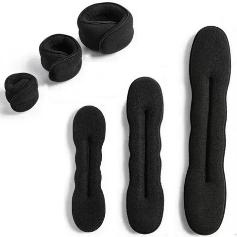 1/4PCS Zachte spons haarroller stylingtool - Zwarte knotmaker en krultang 