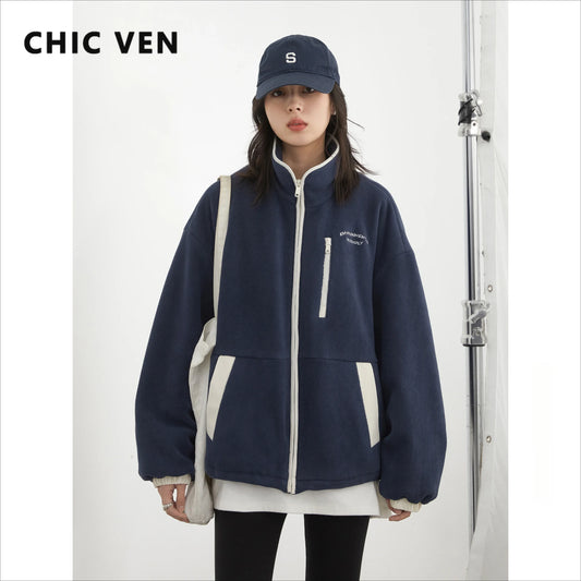 CHIC VEN Women’s Casual Fleece Jacket