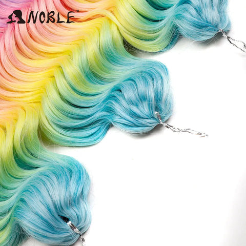 Noble Hair 16" Synthetic Twist Crochet Curly Hair Extensions