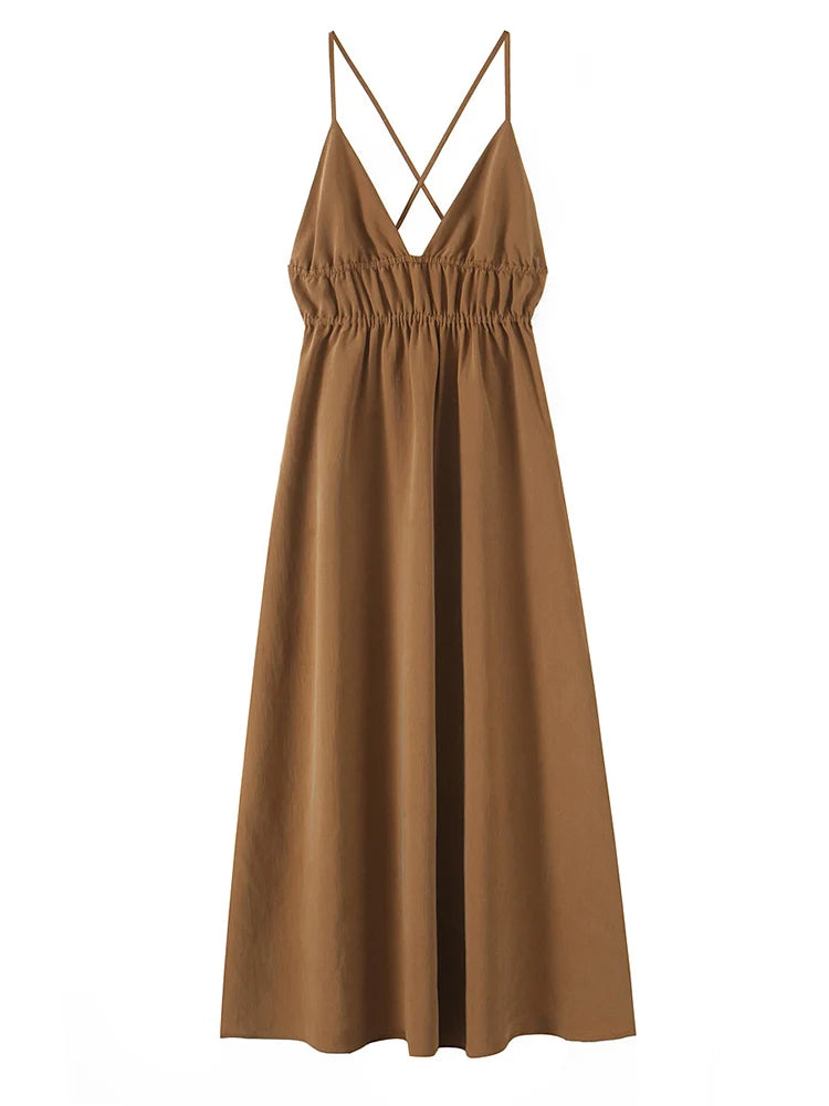 TFMLN Women Retro Sling Dress