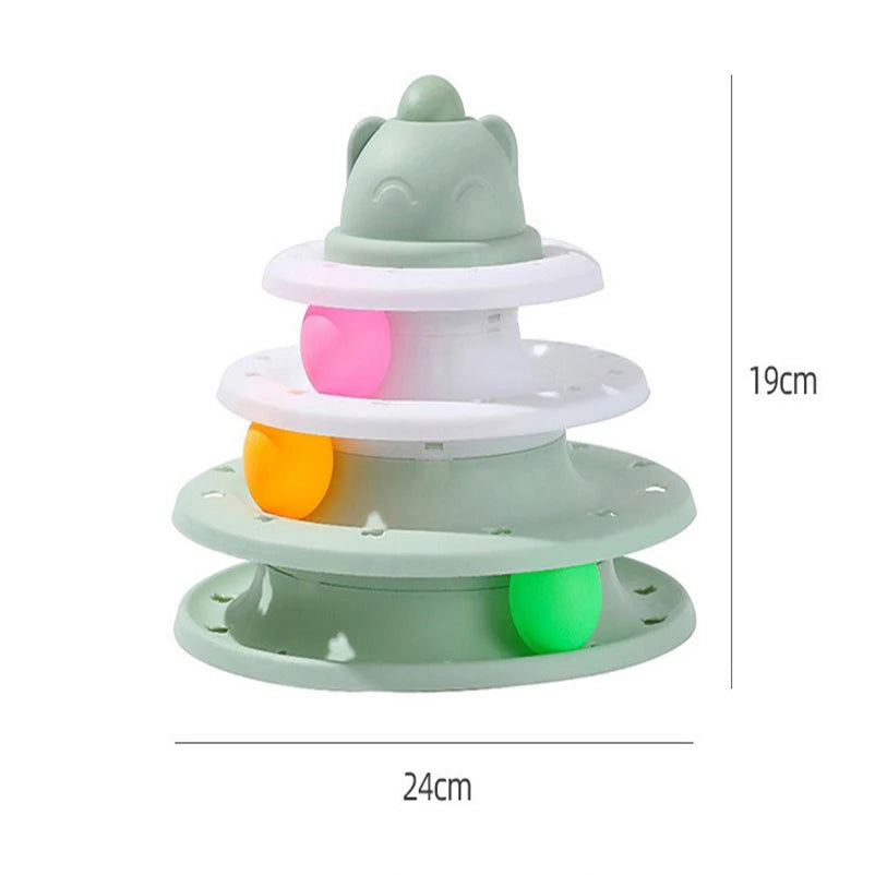 Interactive Cat Turntable Play Plate