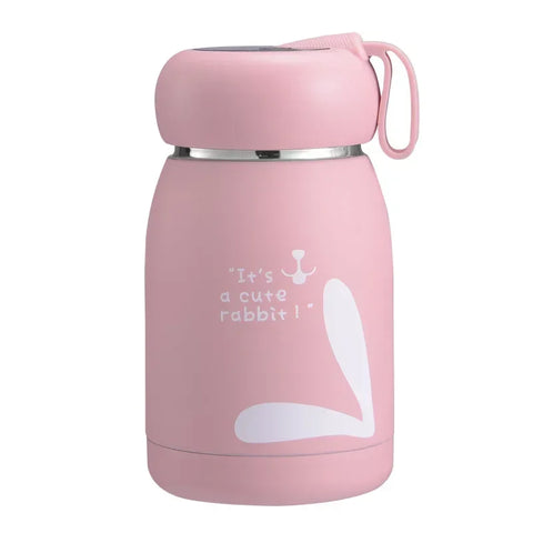 Mini 320ml Cute Thermos Bottle - Portable Thermal Mug for Kids and Girls
