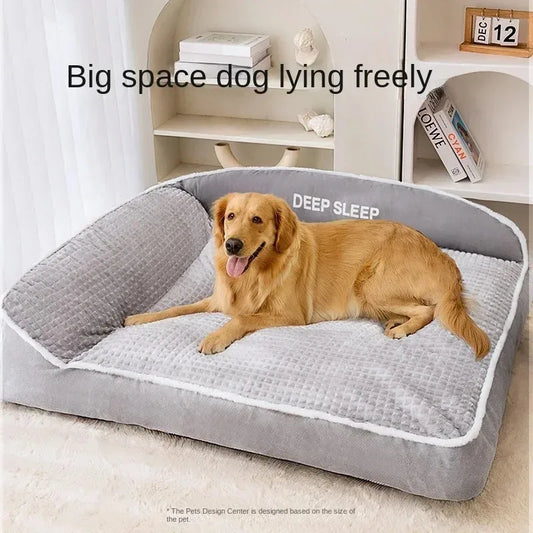 Cozy Pet Bed for Dogs and Cats – Perfect Winter Bedding for Small to Large Pets