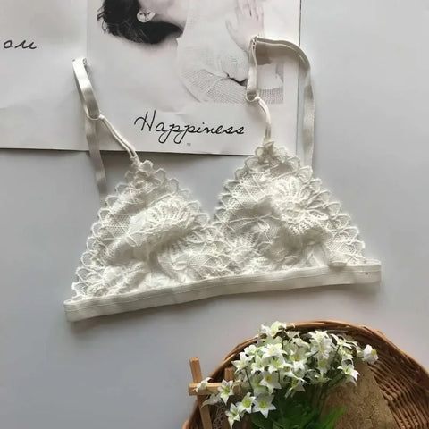 Summer Lace Tube Top Bralette for Women - Lightweight Transparent Lingerie
