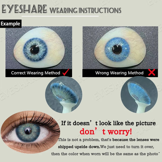 EYESHARE Halloween Color Contact Lenses
