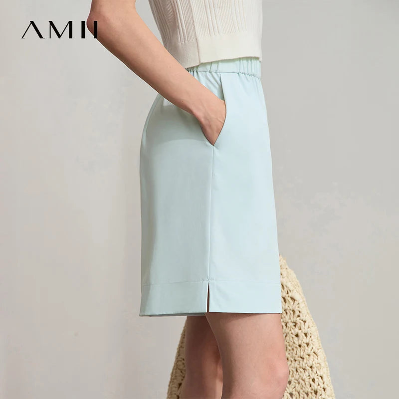 Amii Women's Minimalist Summer Shorts