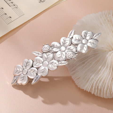 Skyrim Flowers Leaves Hair Clip - Elegant Gold Color Tiara for Brides and Fashion Lovers